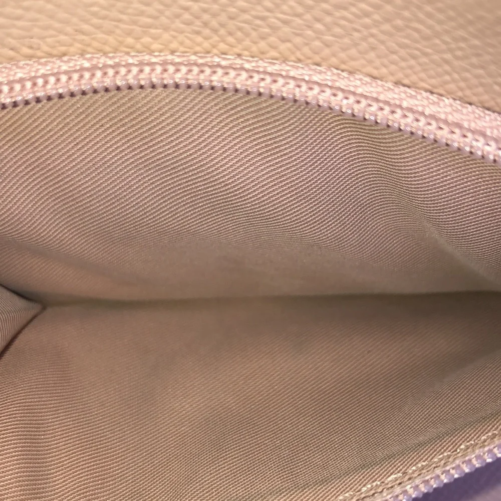Coach Pale Pink Pebbled Leather Coach Wallet Soft Pink Coach Wallet Snap